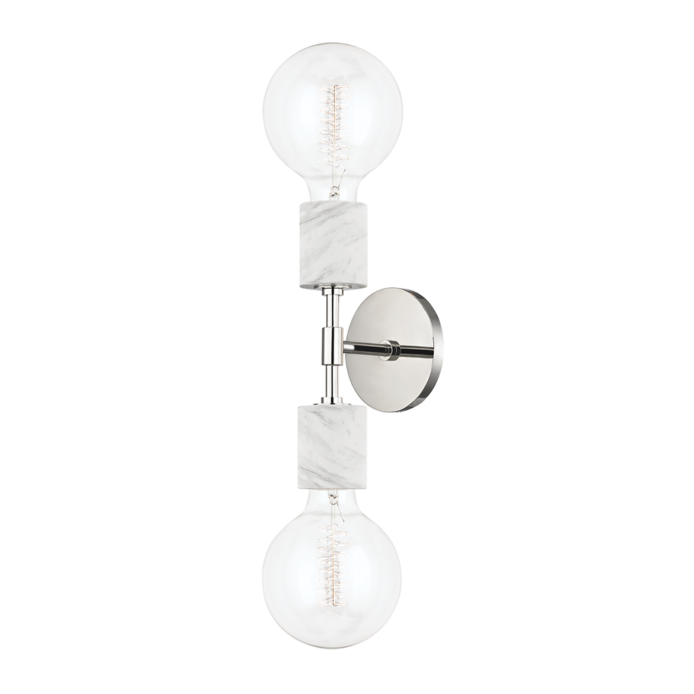 Asime 2 Light Wall Sconce-Mitzi-HVL-H120102-PN-Wall LightingPolished Nickel-2-France and Son