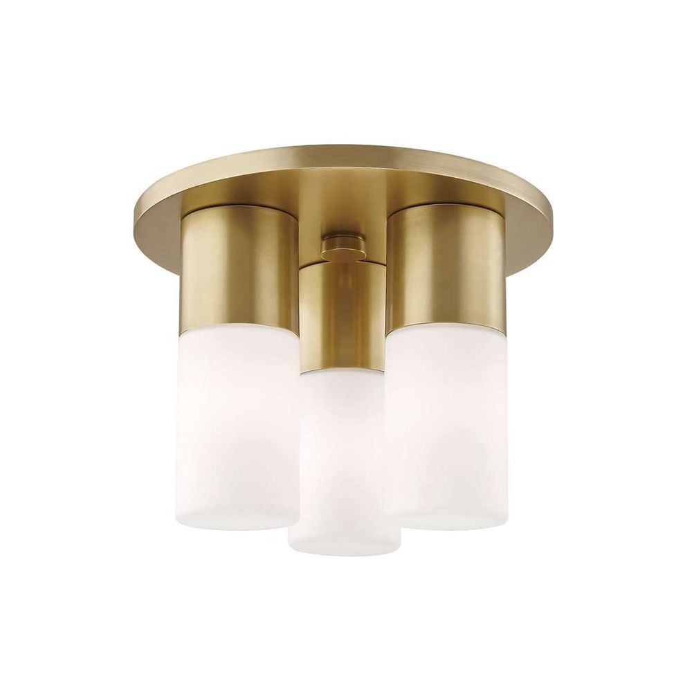 Lola 3 Light Flush Mount-Mitzi-HVL-H196503-AGB-Flush MountsGold-1-France and Son