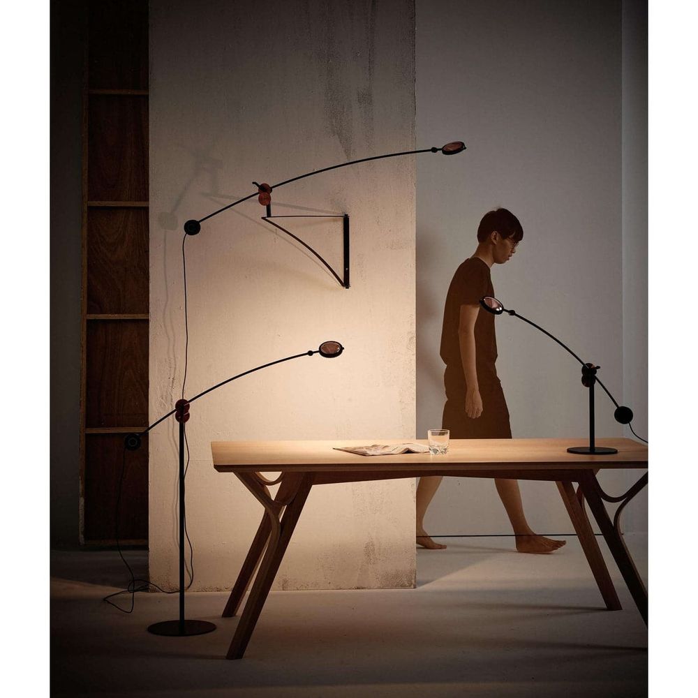 Planet Table Lamp - Matt Black + Copper-Seed Design-SEED-SLD-100DRTE-CPR-Table Lamps-19-France and Son