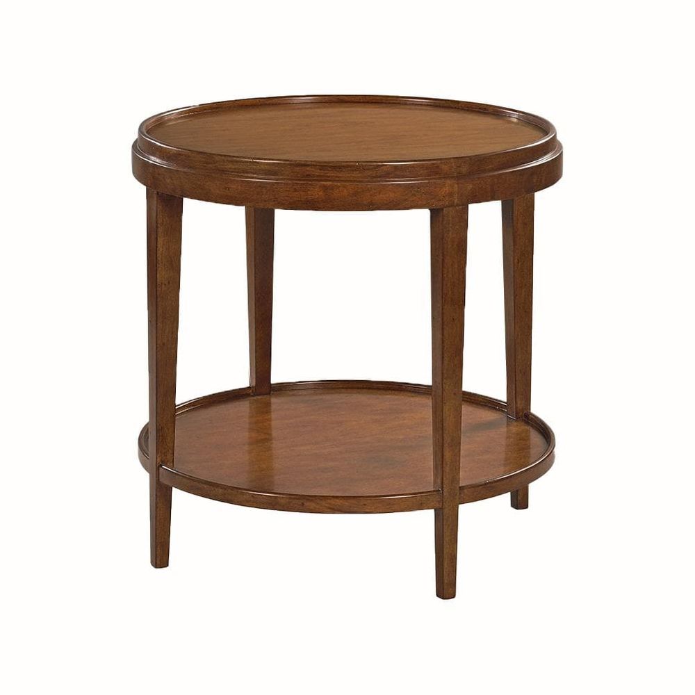Liz Side Table-Oliver Home-OliverH-1028-01-Side TablesBrown-Small-10-France and Son
