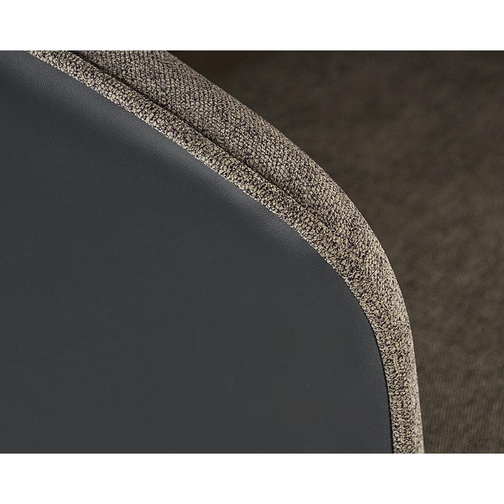 Asher Counter Stool - Sparrow Grey & Napa Black