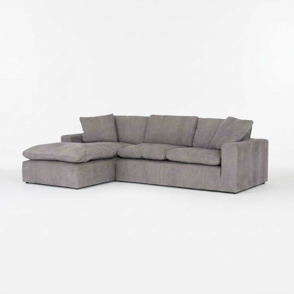 Plume 2 Pc RAF 106" Sectional Sofa - Harbor Grey