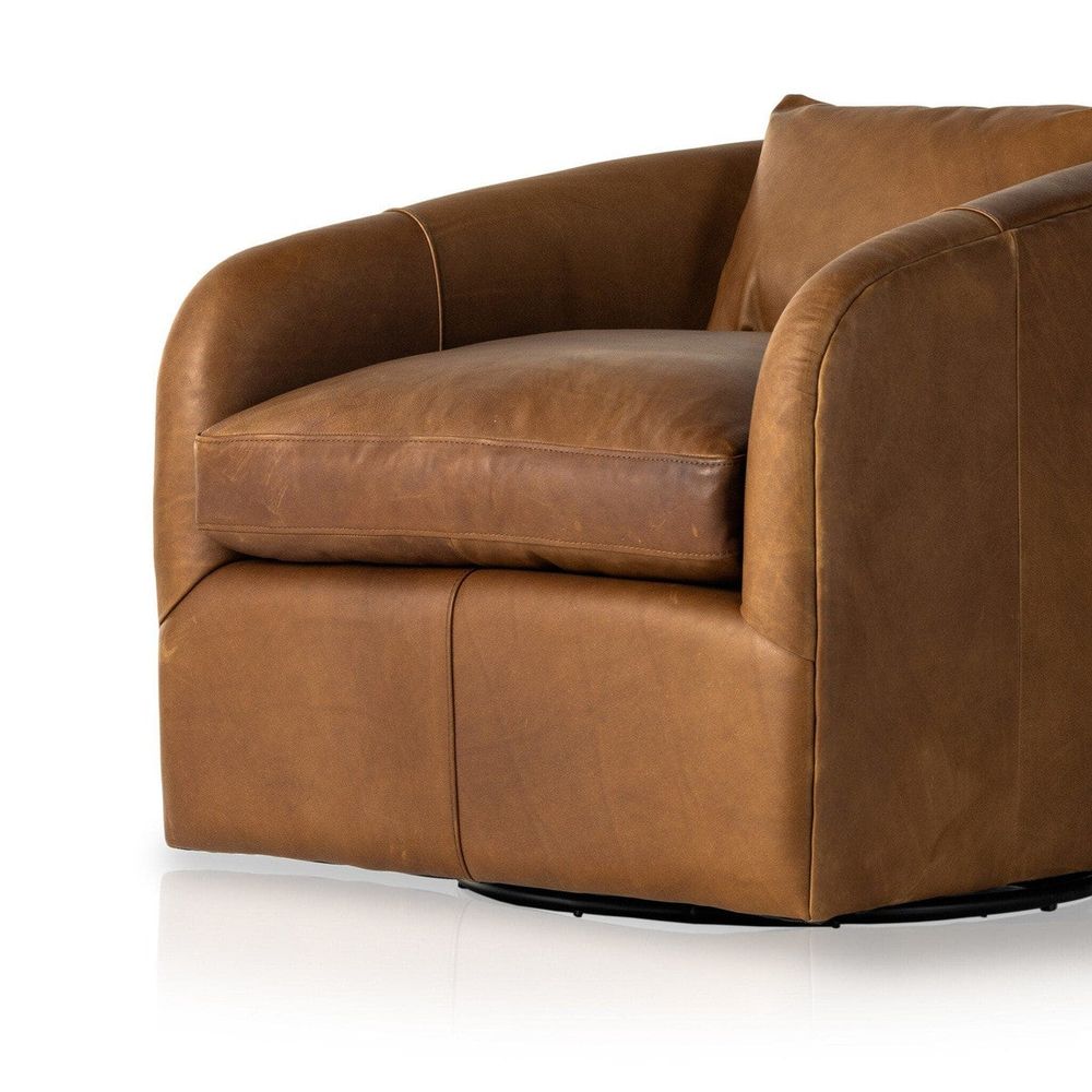 Malibu Swivel Chair - Heirloom Sienna