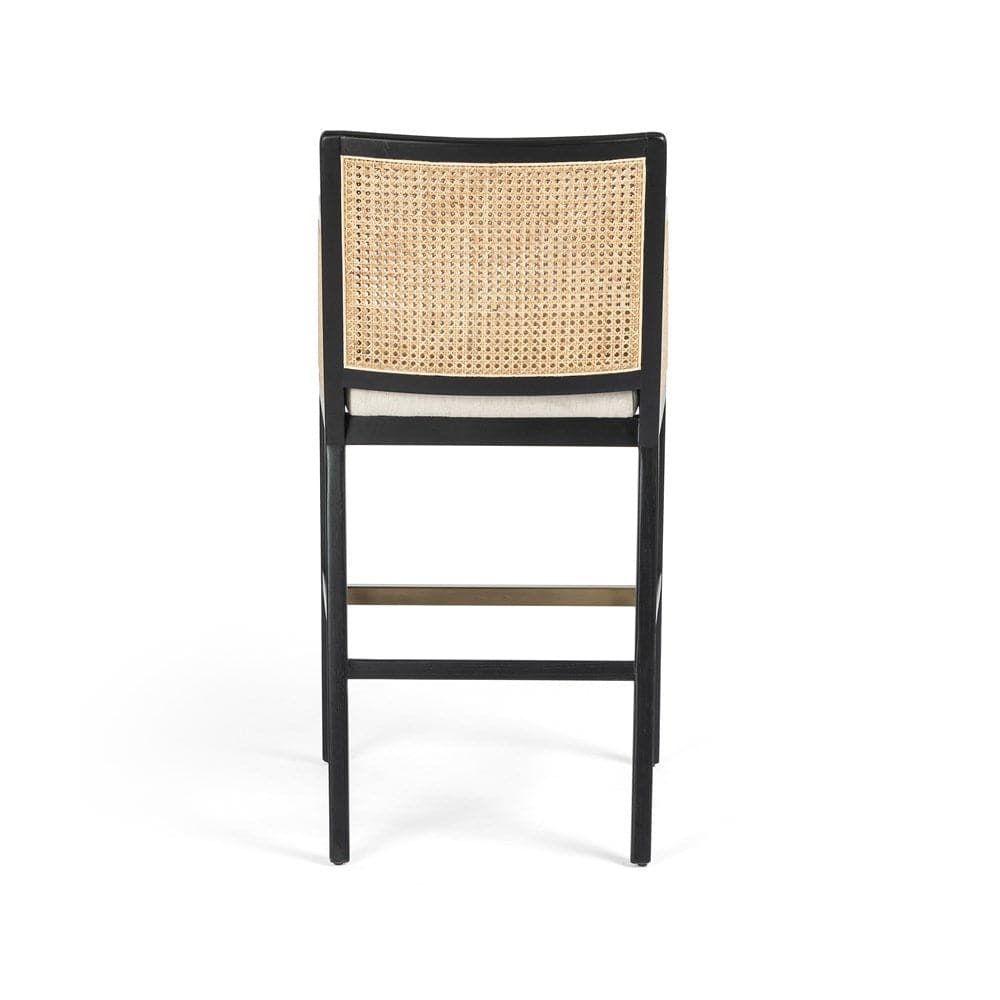 Antonia Cane Bar + Counter Stool-Four Hands-FH-109035-005-Bar StoolsCounter-Brushed Ebony-2-France and Son