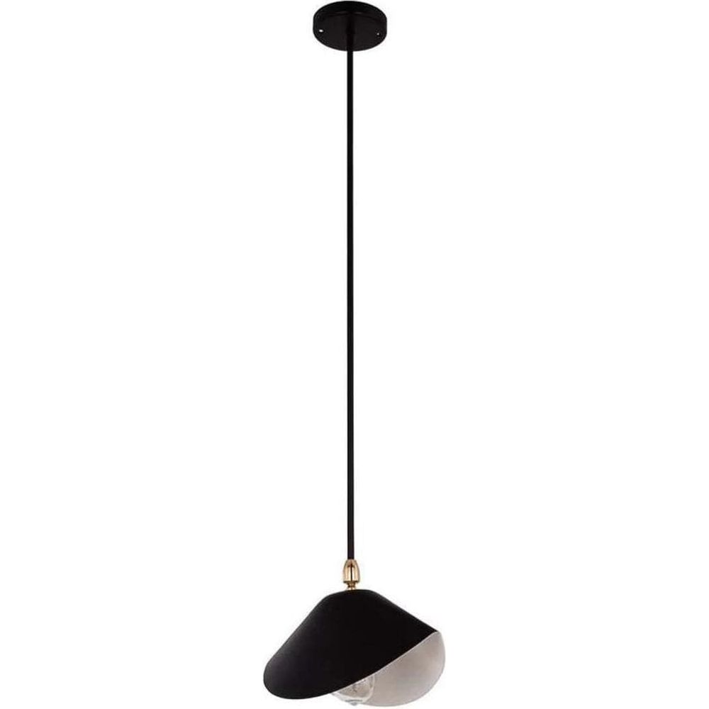 Serge Library Pendant Lamp - Black-France & Son-LBC060BLK-Pendants-1-France and Son