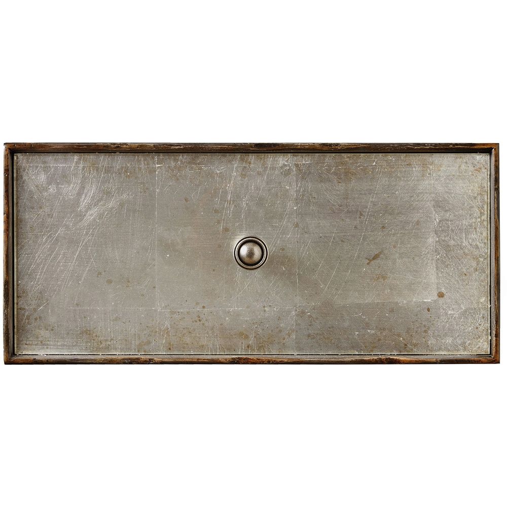 Arabella Mirrored Three-Drawer Nightstand