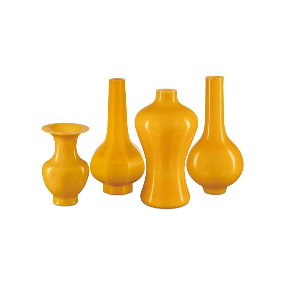 Vases Imperial Yellow Peking Vase