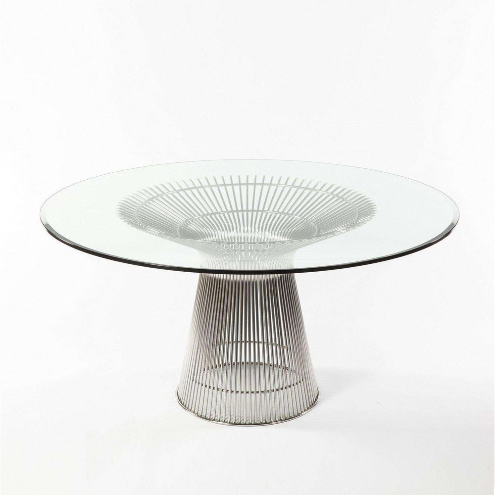 Mid-Century Modern Reproduction Platner Dining Table Inspired by Warren Platner
