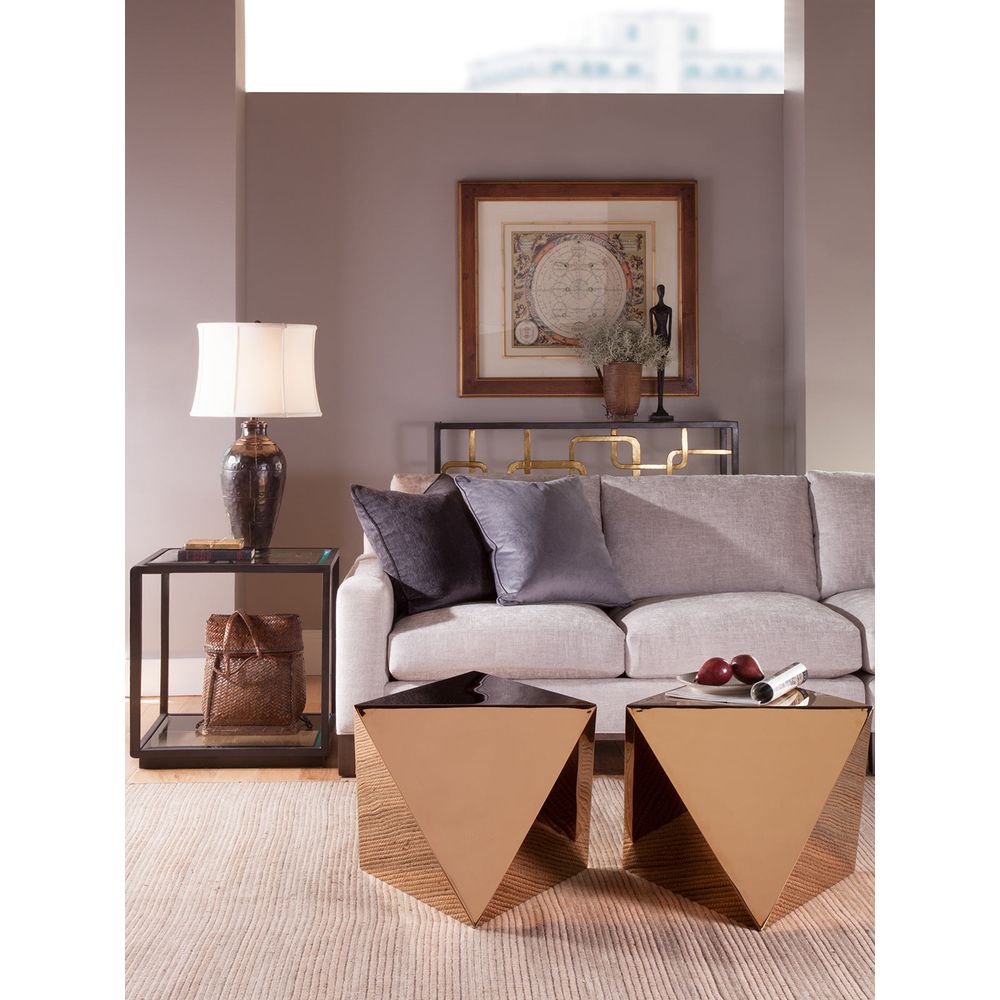 Moxie Square End Table - Ebony