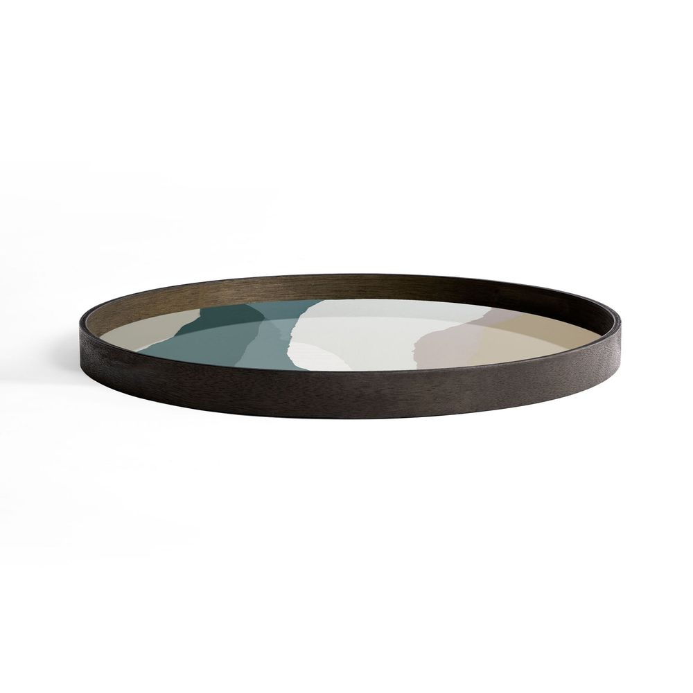 Serveware: Trays Wabi Sabi Glass Tray - Black