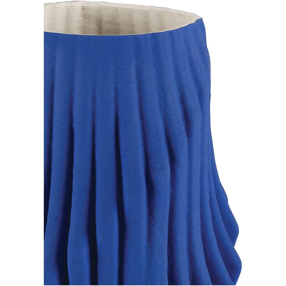 Vases Blue Pleat Large Vase