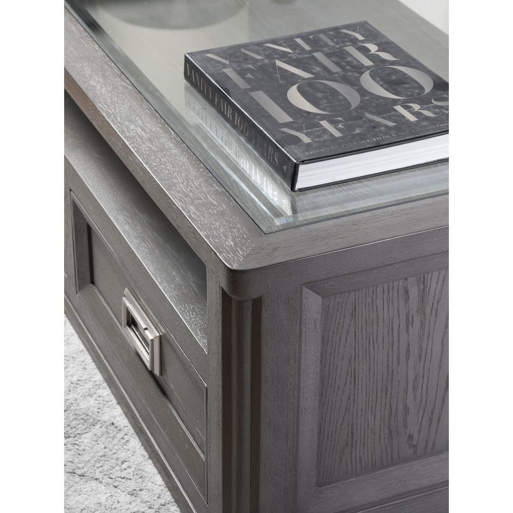 Appellation Rectangular Cocktail Table - Gray