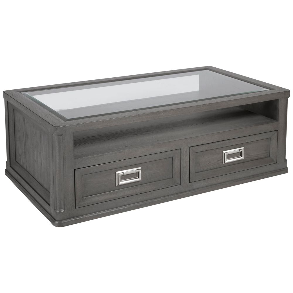 Appellation Rectangular Cocktail Table - Gray