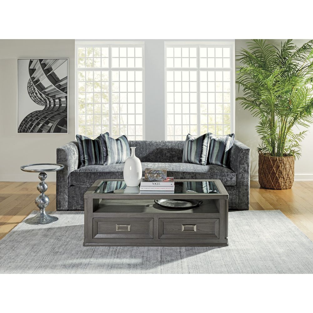 Appellation Rectangular Cocktail Table - Gray