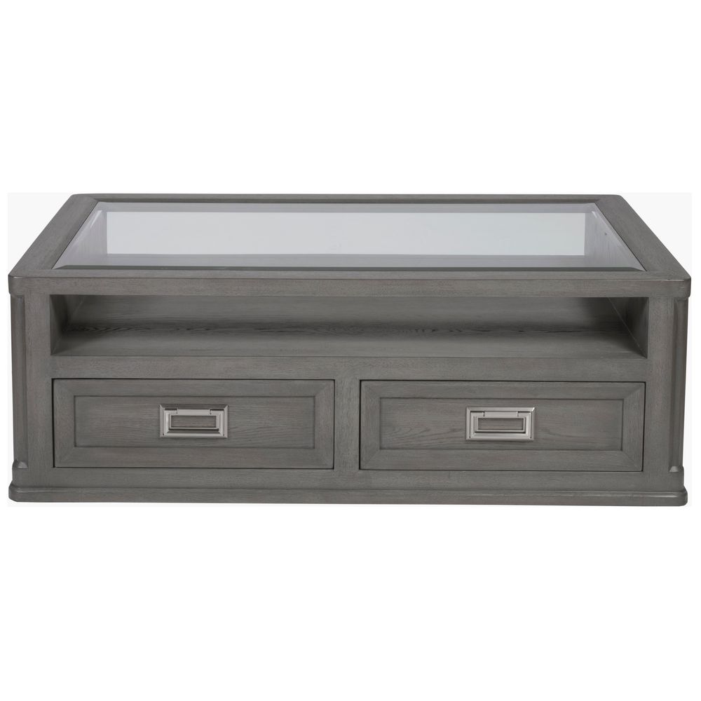 Appellation Rectangular Cocktail Table - Gray