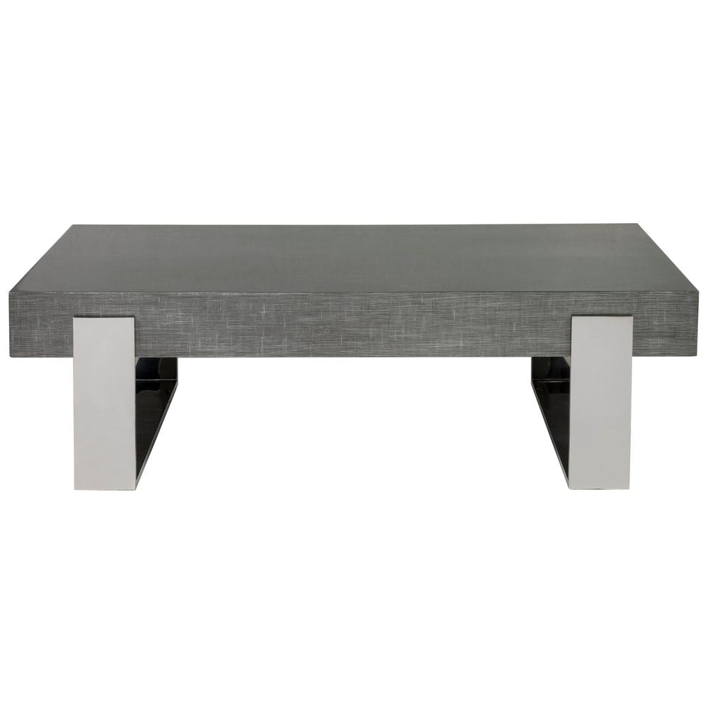 Iridium Rectangular Cocktail Table - Gray