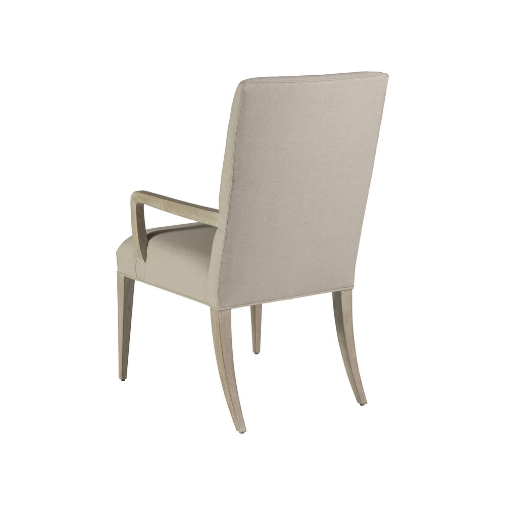 Madox Upholstered Arm Chair - Bianco