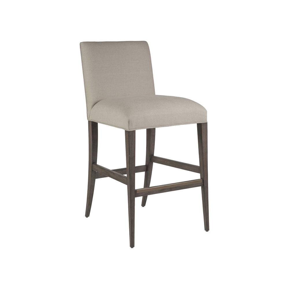 Madox Upholstered Low Back Bar Stool - Antico