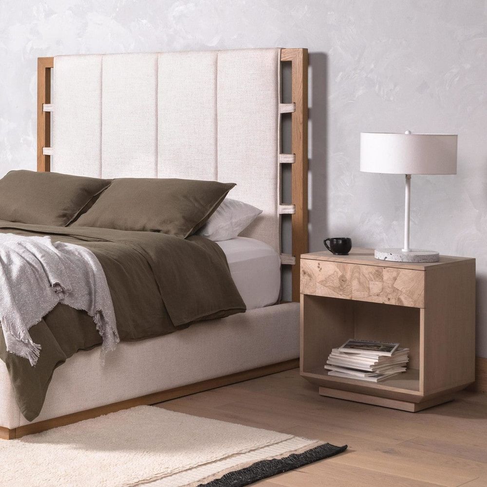 Odyssey Nightstand - White Mahogany