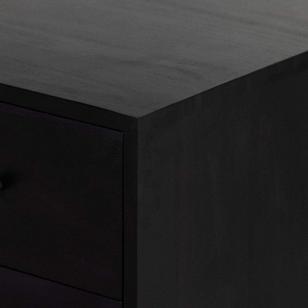Isador 6 Drawer Dresser - Black Wash Poplar