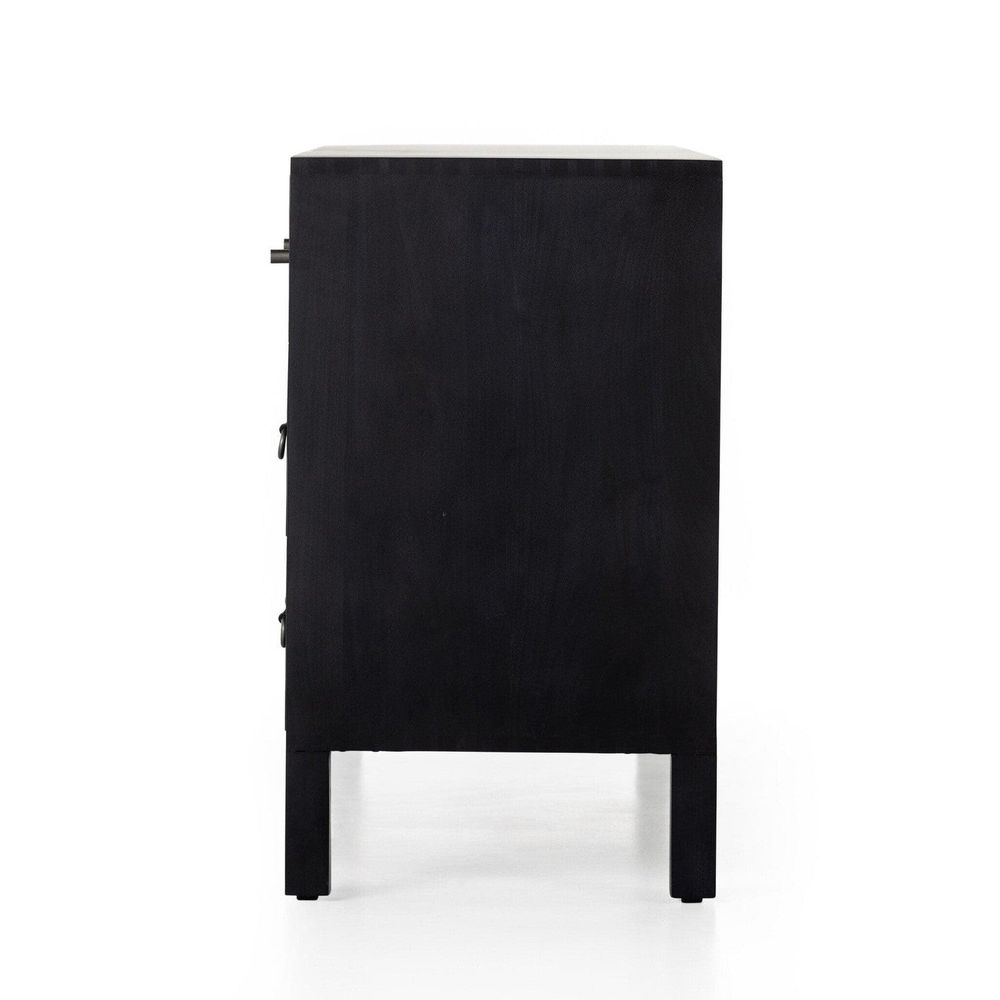 Isador 6 Drawer Dresser - Black Wash Poplar