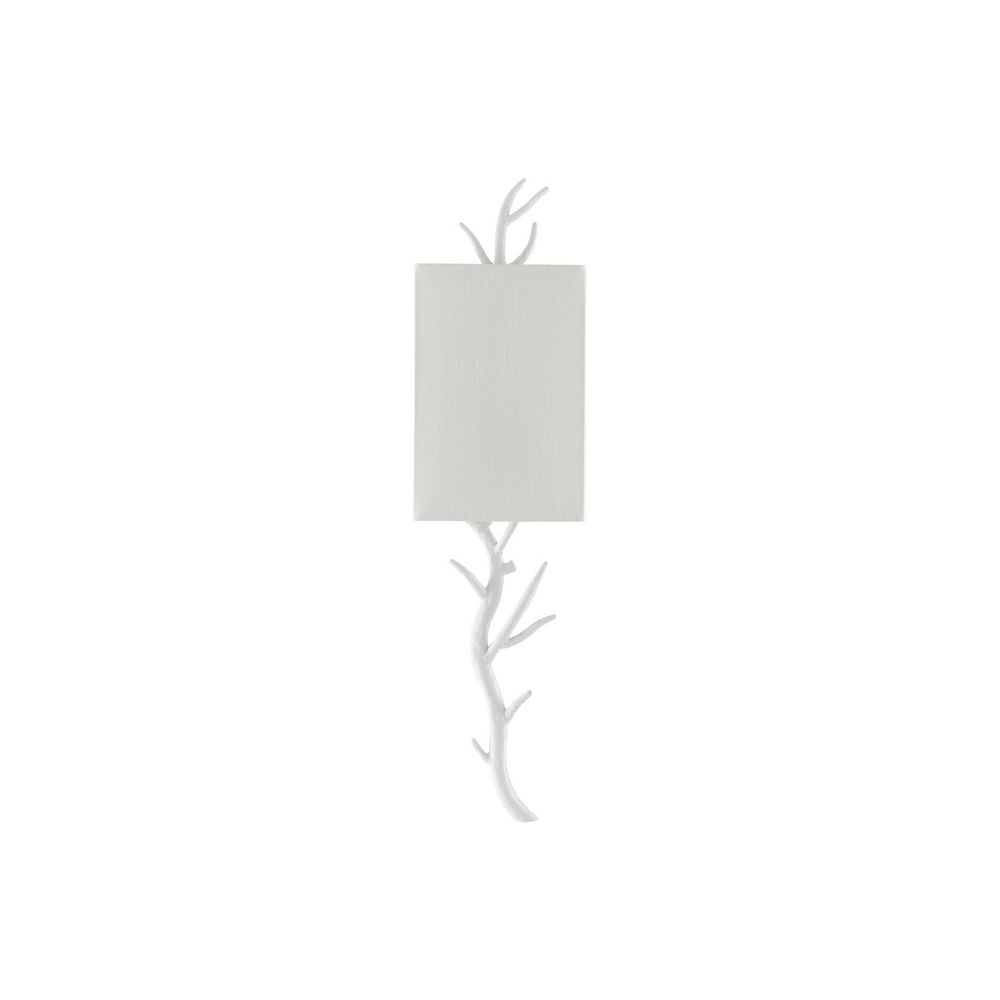 Wall Lighting Baneberry White Wall Sconce, White Shade, Right