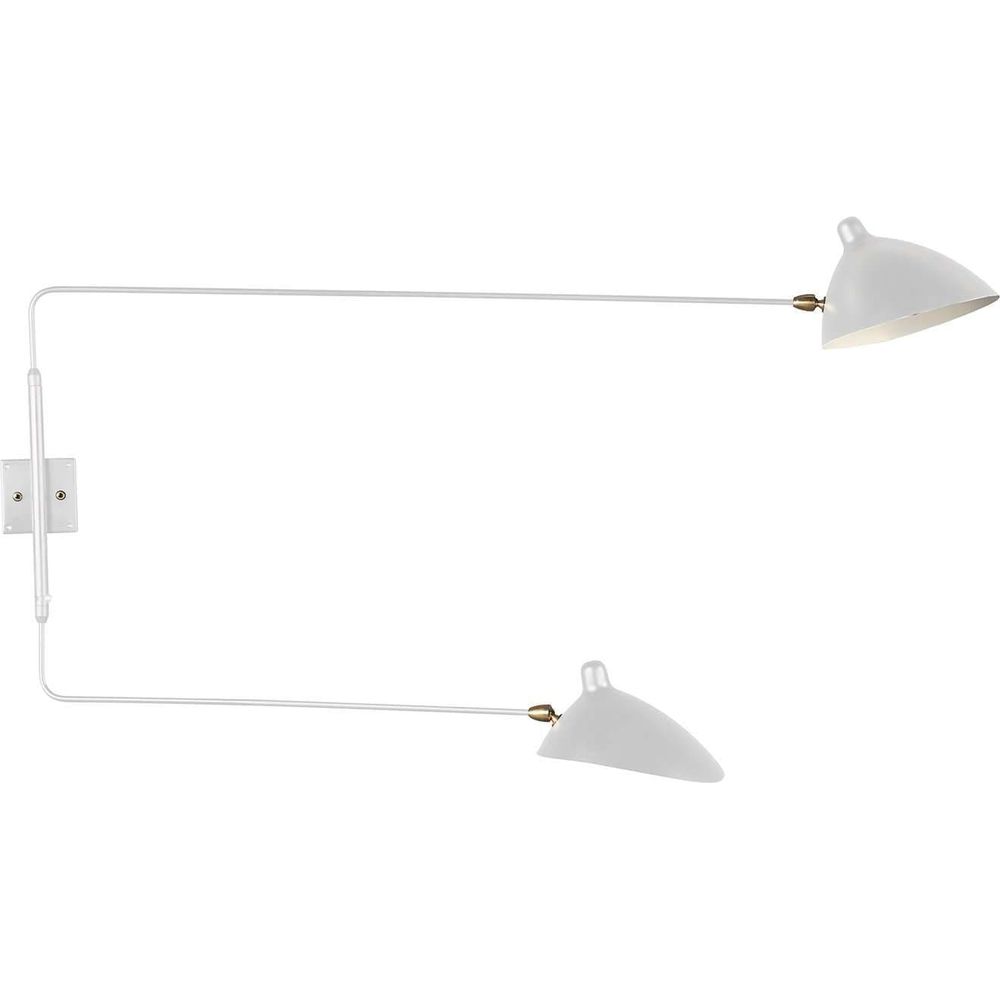 MSC-R2 Rotating Wall Sconce - White-France & Son-LBW031WHTD-Wall Lighting-1-France and Son