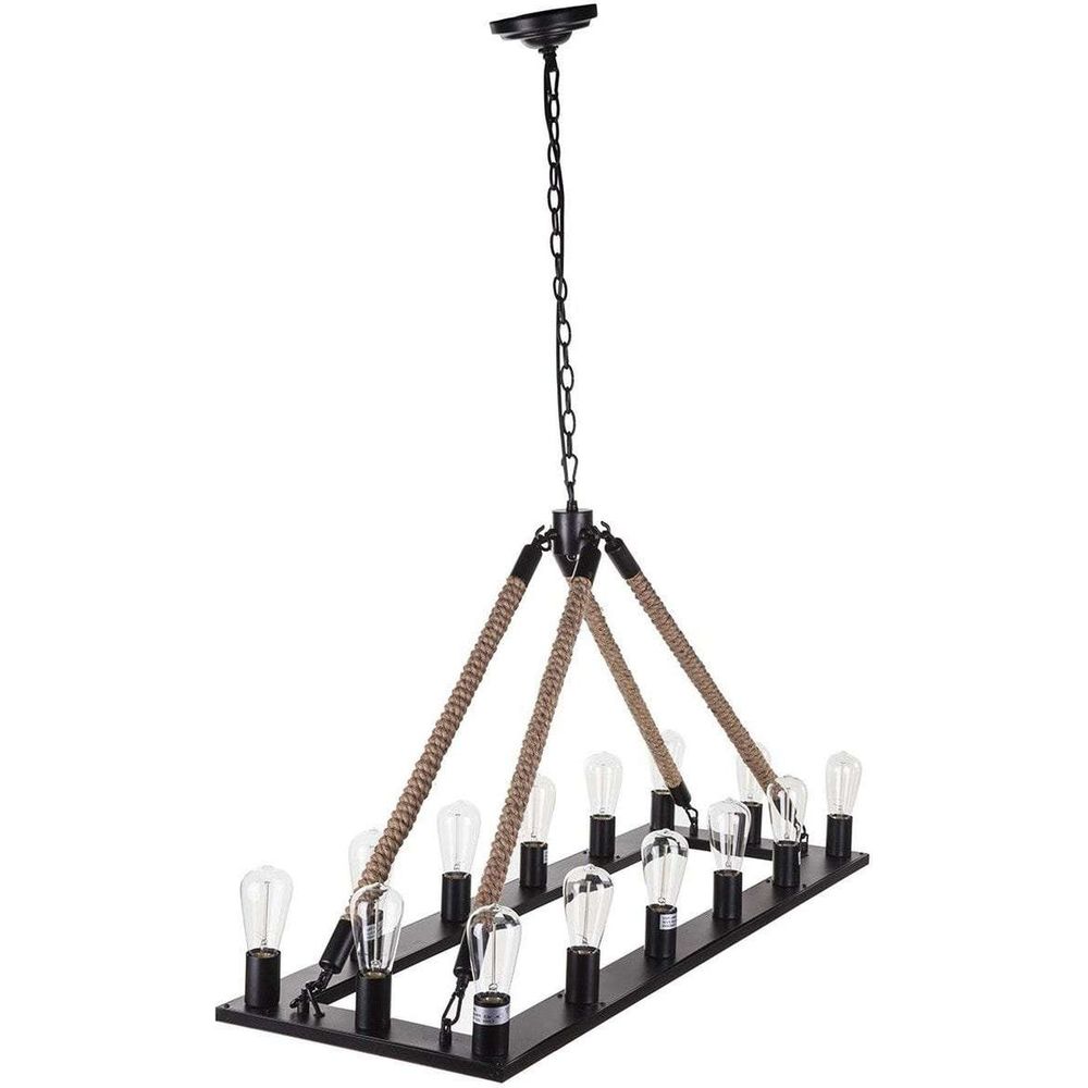 Modern Lauritz Chandelier - Rectangle
