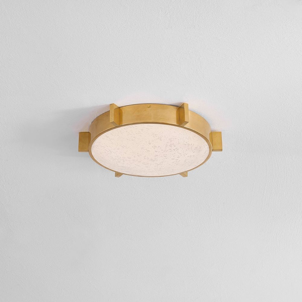 Flush Mounts Ansonia Flush Mount - Vintage Brass