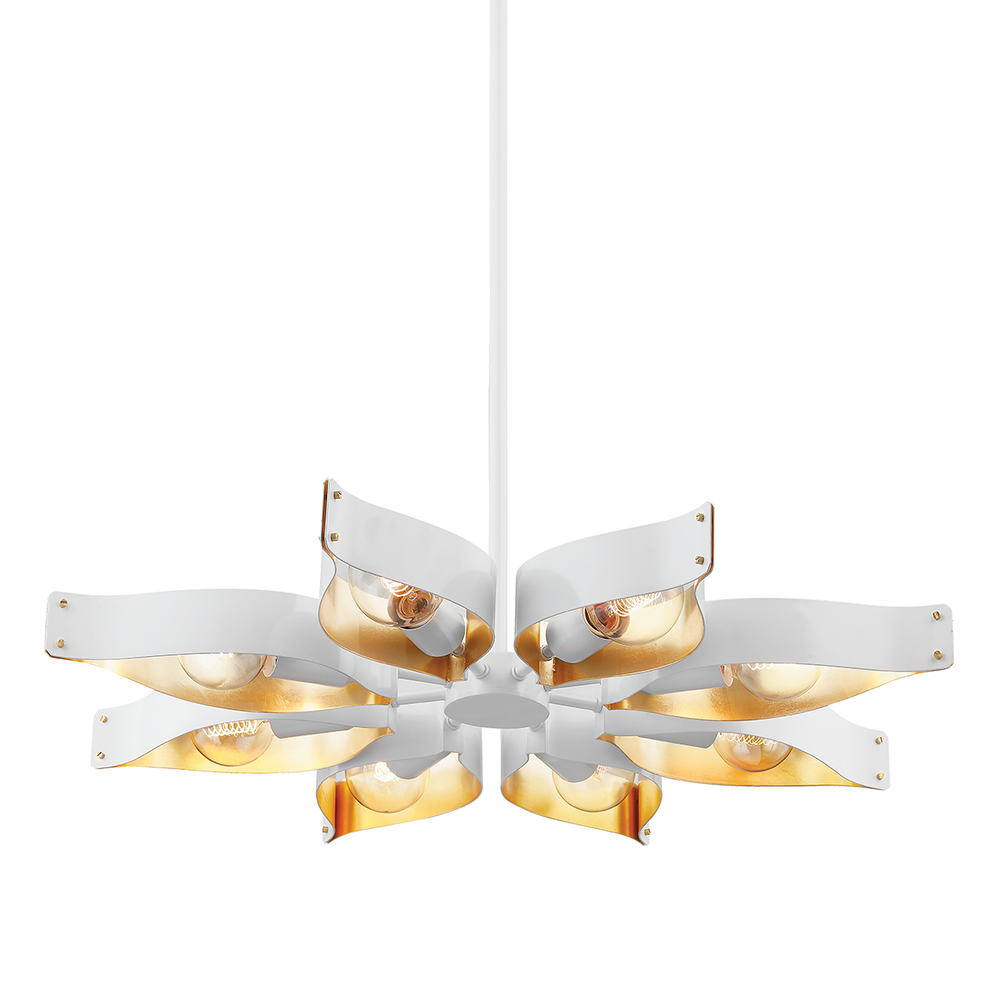 Nala Chandelier-Mitzi-HVL-H658808-SWH/GL-Chandeliers8 Lights-2-France and Son
