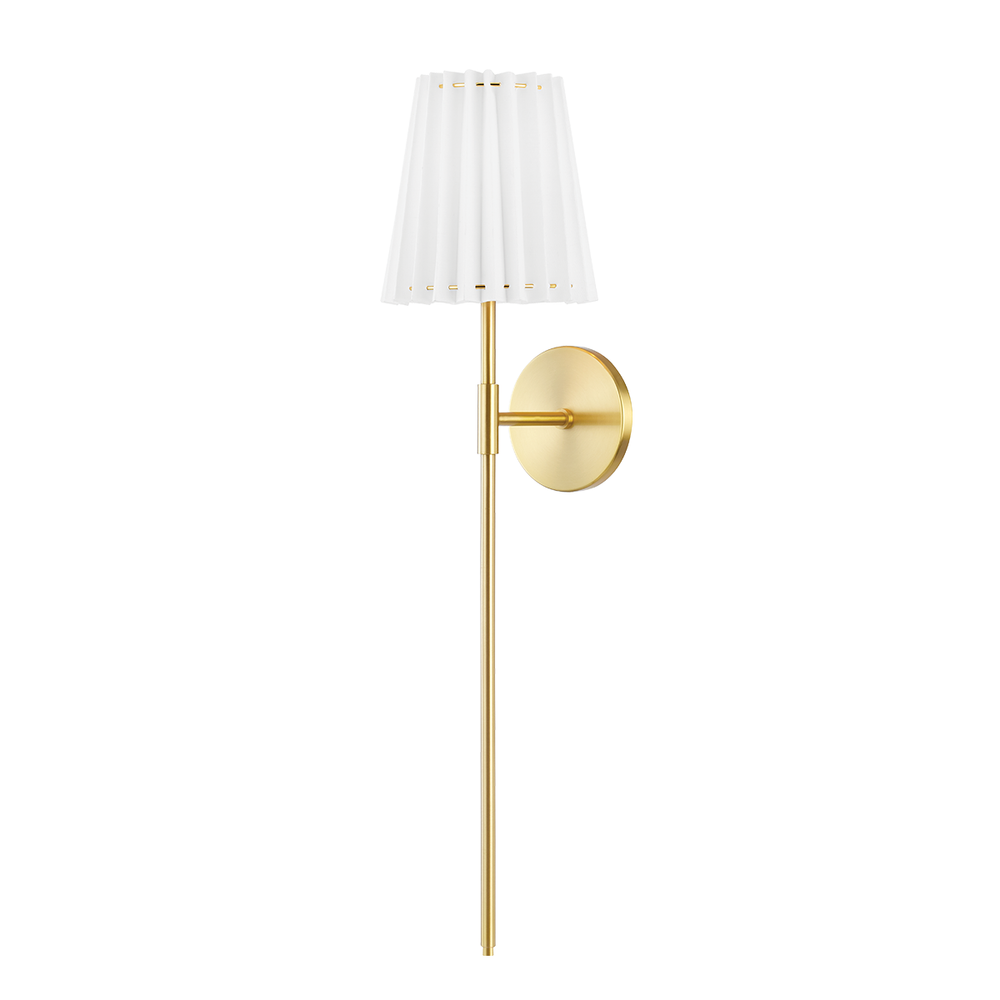 Demi 1 Light Wall Sconce-Mitzi-HVL-H476101B-AGB-Outdoor Wall SconcesAged Brass-1-France and Son