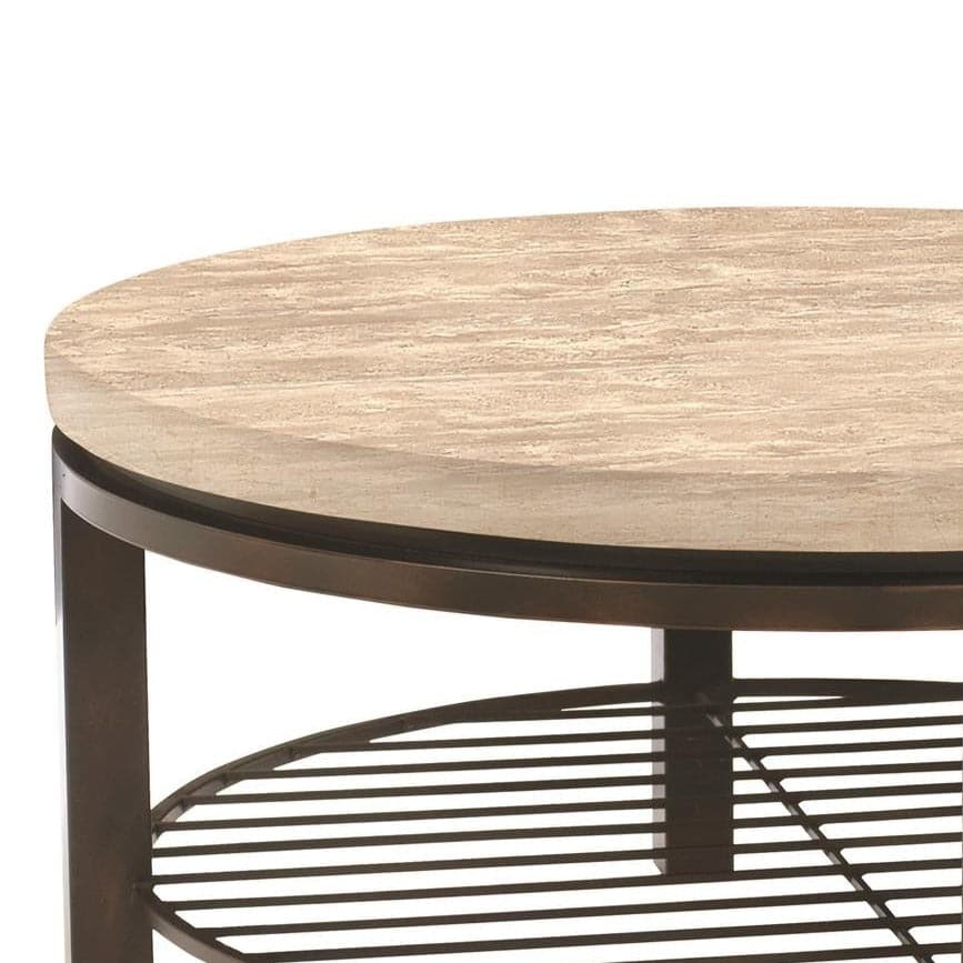 Tempo Round Cocktail Table-Bernhardt-BHDT-498015-Coffee Tables-2