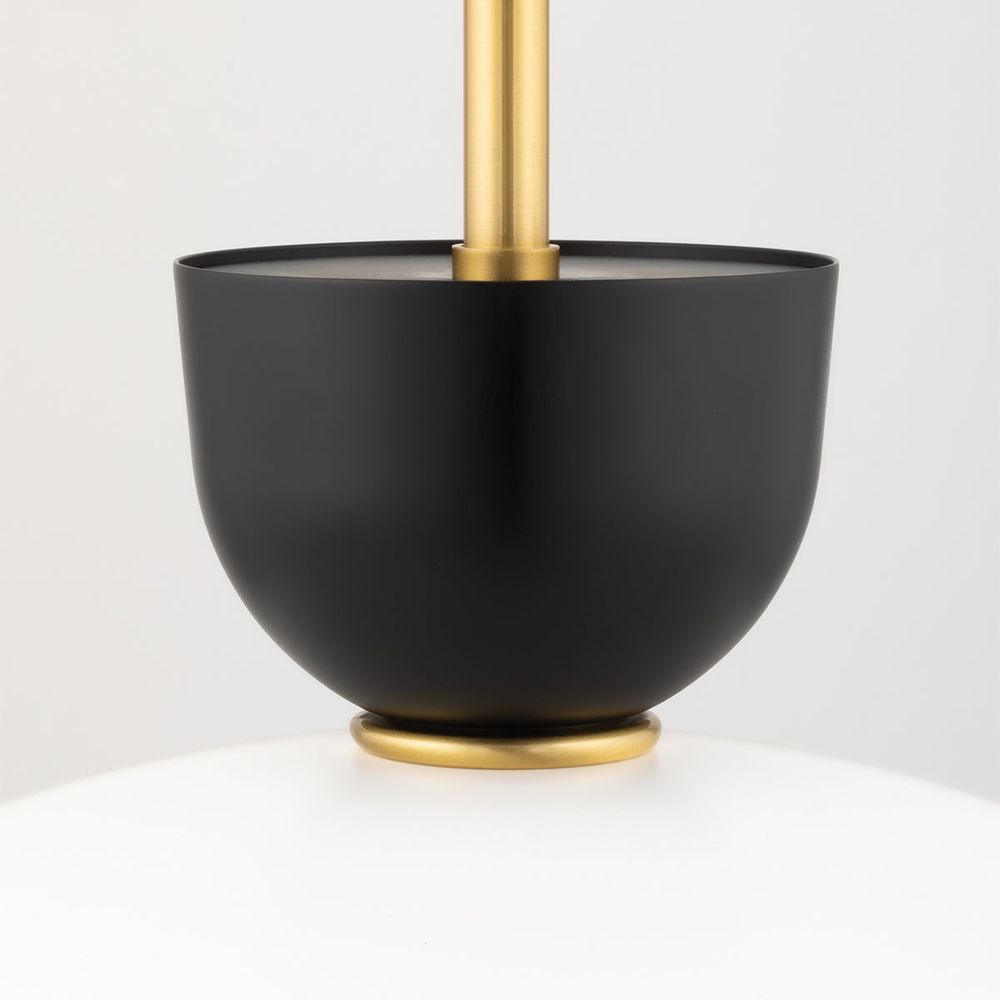 Whitley 1 Light Large Pendant-Mitzi-HVL-H481701L-AGB-PendantsAged Brass-5-France and Son