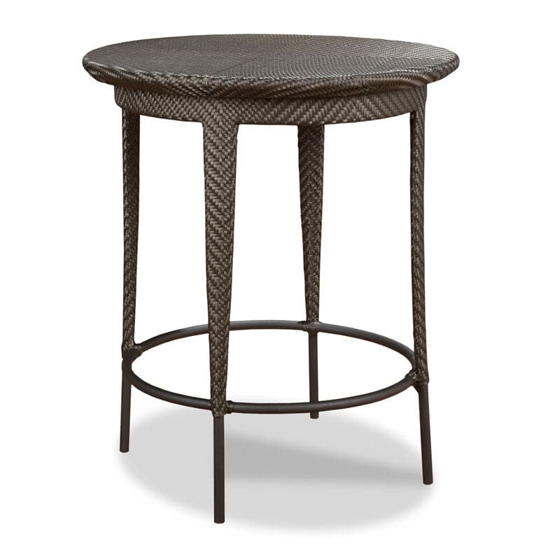 Saint Lucia Outdoor Pub Table-Woodbridge Furniture-WOODB-O-5073-70-Outdoor Coffee TablesEspresso-1-France and Son