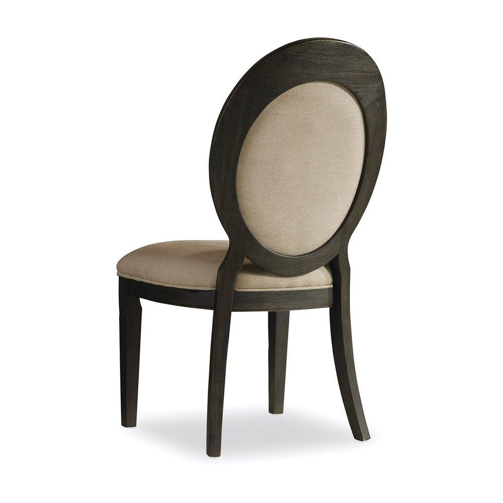 Corsica Dark Oval Back Side Chair-Hooker-HOOKER-5280-75412-Dining Chairs-2-France and Son