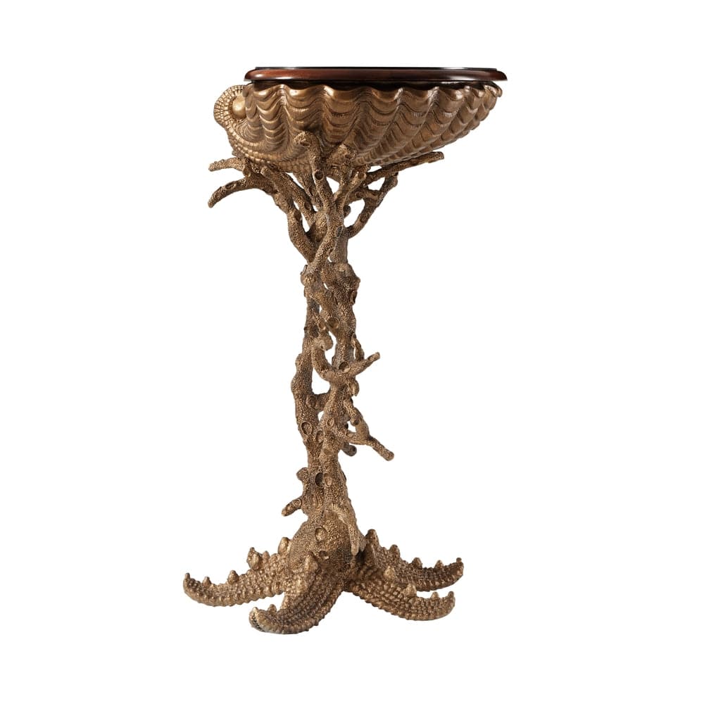 Gilt Grotto Accent Console Table-Theodore Alexander-THEO-5325-001-Console Tables-3-France and Son