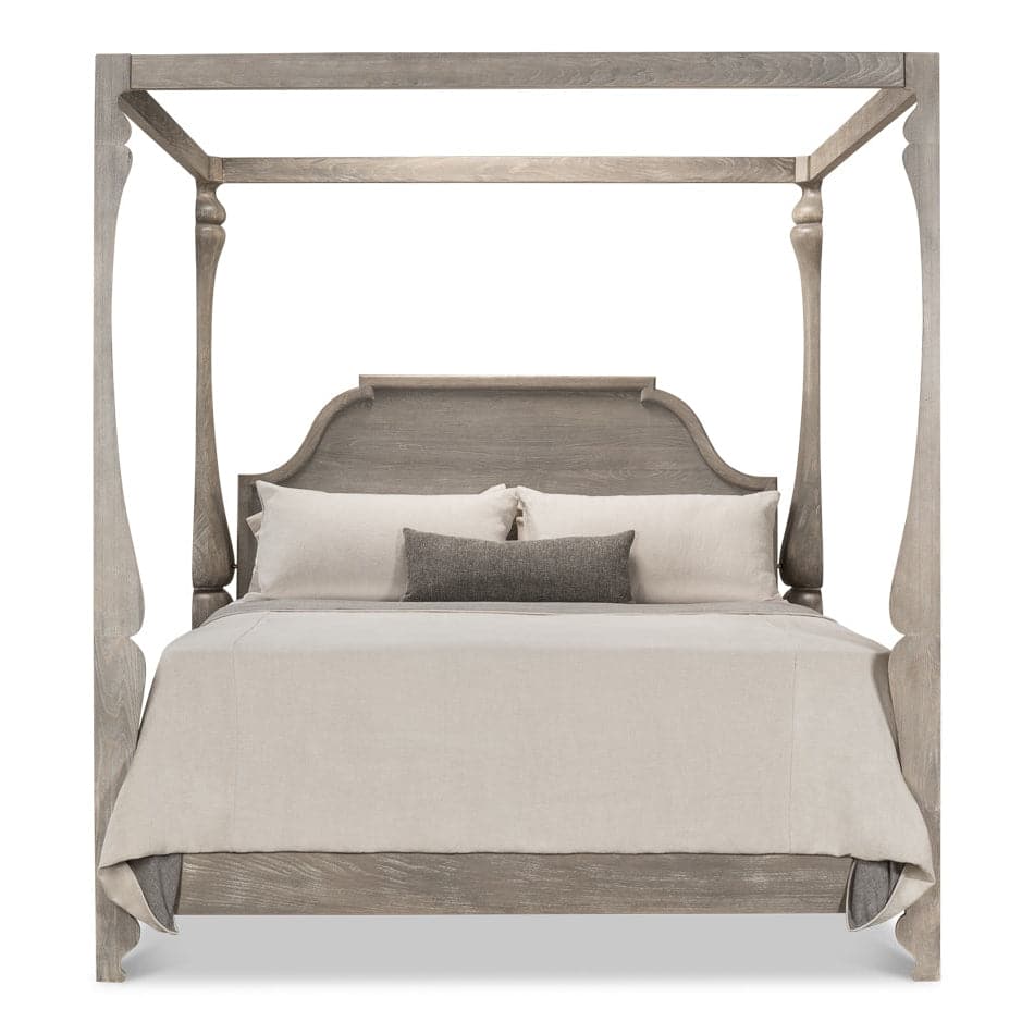 Madeline Bungalow Bed King-SARREID-SARREID-53286-Beds-1-France and Son