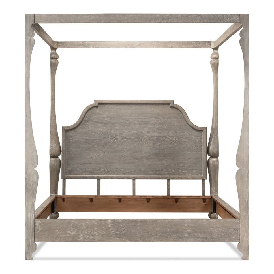 Madeline Bungalow Bed King-SARREID-SARREID-53286-Beds-3-France and Son