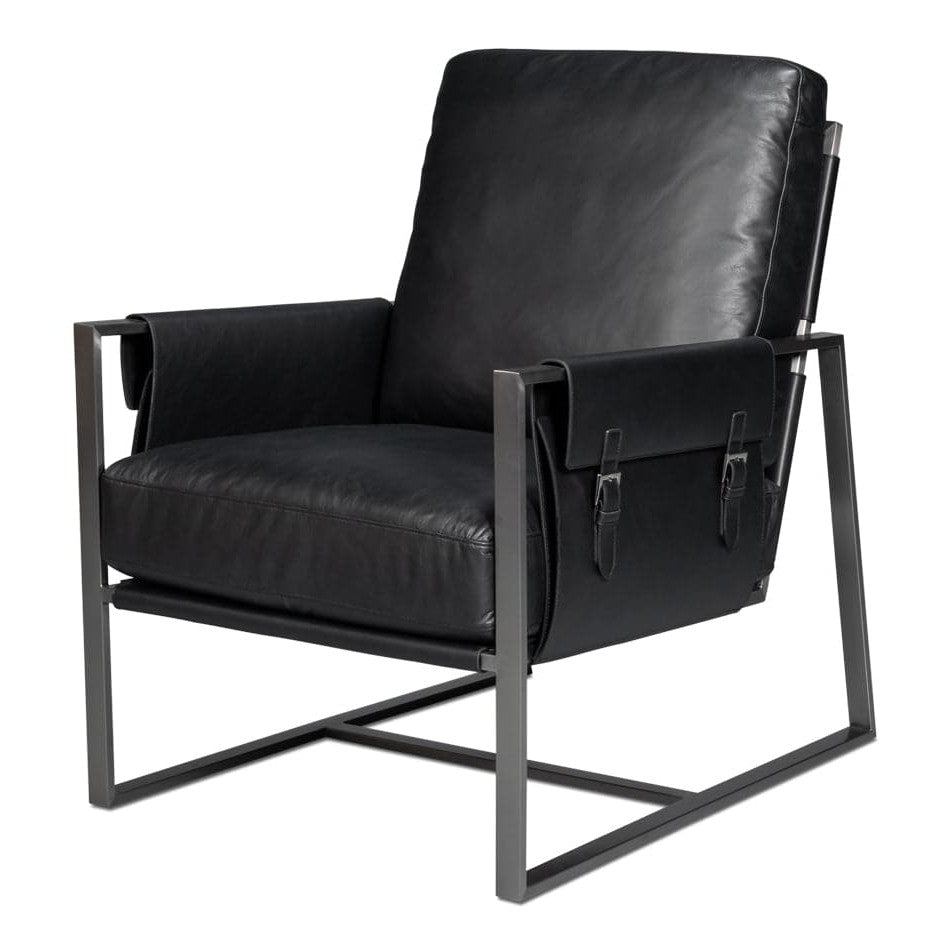Lounge Chairs Edmonds Distilled Leather Chair