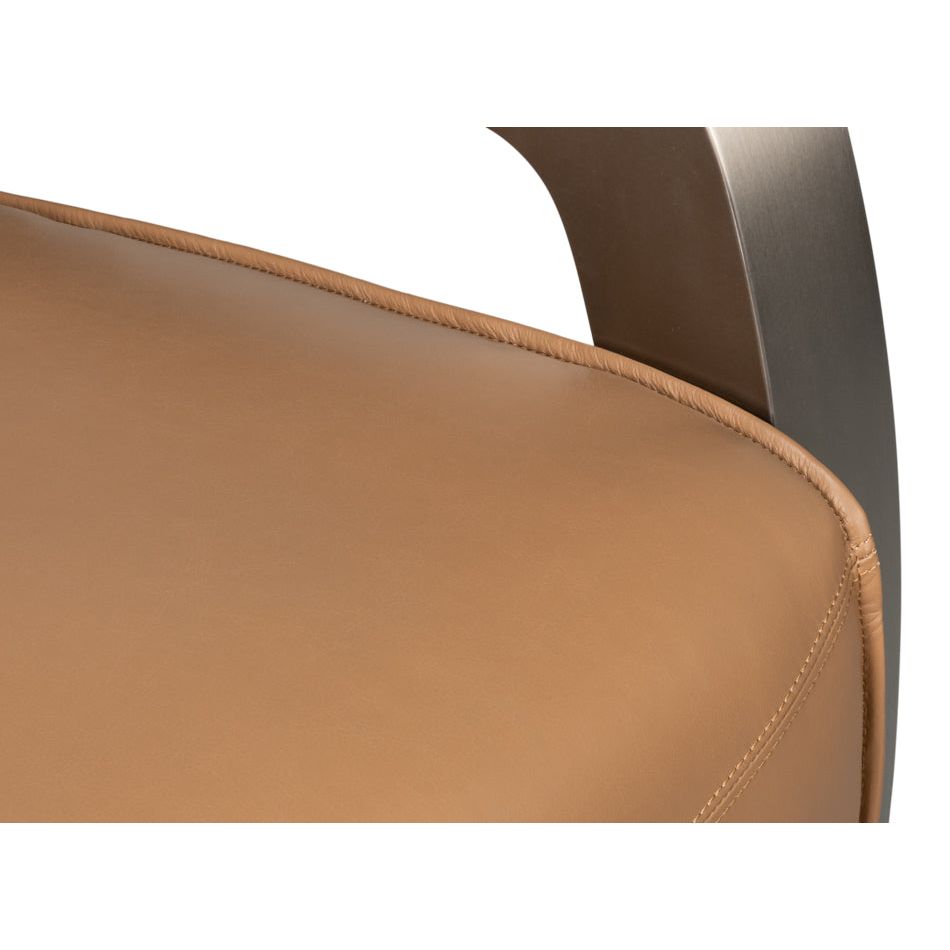 Carlisle Armchair Leather Onyx Black