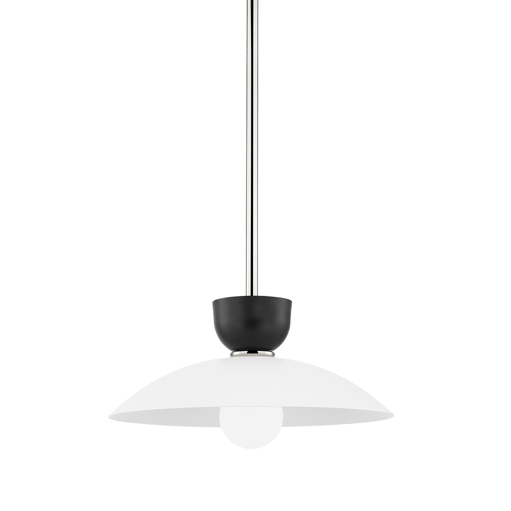 Whitley 1 Light Small Pendant-Mitzi-HVL-H481701S-PN-PendantsPolished Nickel-2-France and Son