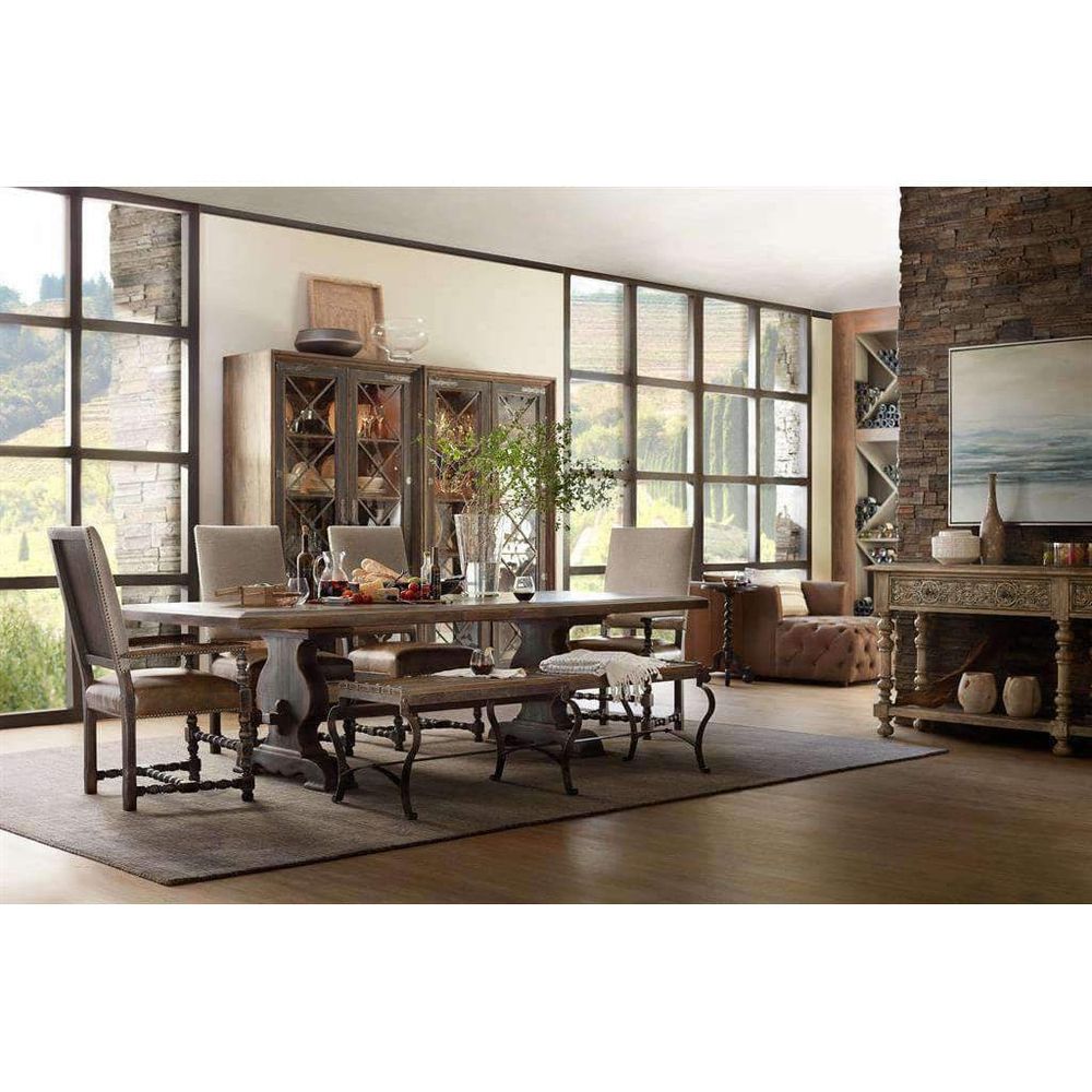 Comfort Upholstered Side Chair-Hooker-HOOKER-5960-75410-BLK-Dining Chairs-5-France and Son