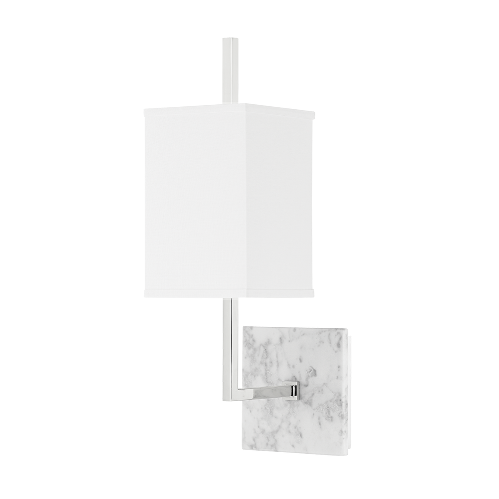 Mikaela 1 Light Wall Sconce-Mitzi-HVL-H700101-PN-Outdoor Wall SconcesPolished Nickel-2-France and Son