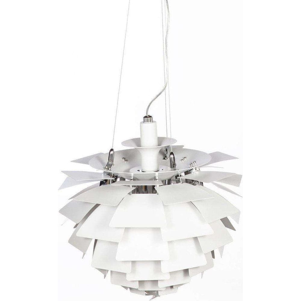 The PH Artichoke Pendant: White 18" Diameter