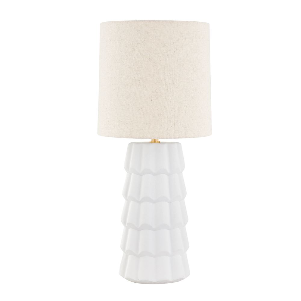 Maisie 1 Light Table Lamp-Mitzi-HVL-HL712201-AGB/CTW-Table Lamps-1-France and Son