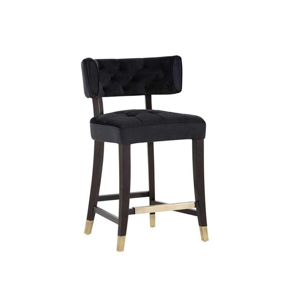Tatum Counter Stool-Sunpan-STOCK-102242-Bar StoolsPiccolo Black-1-France and Son