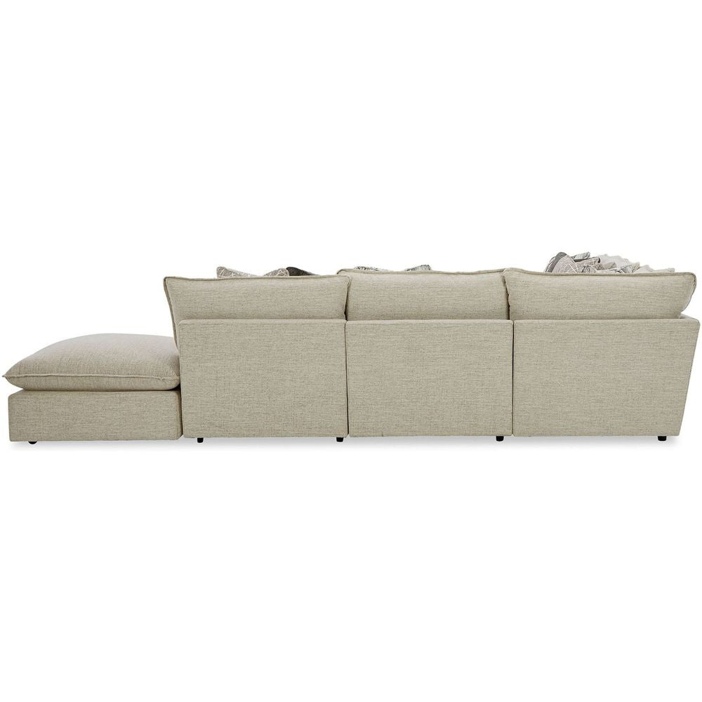 Solstice 5pc L Sectional plus Ottoman
