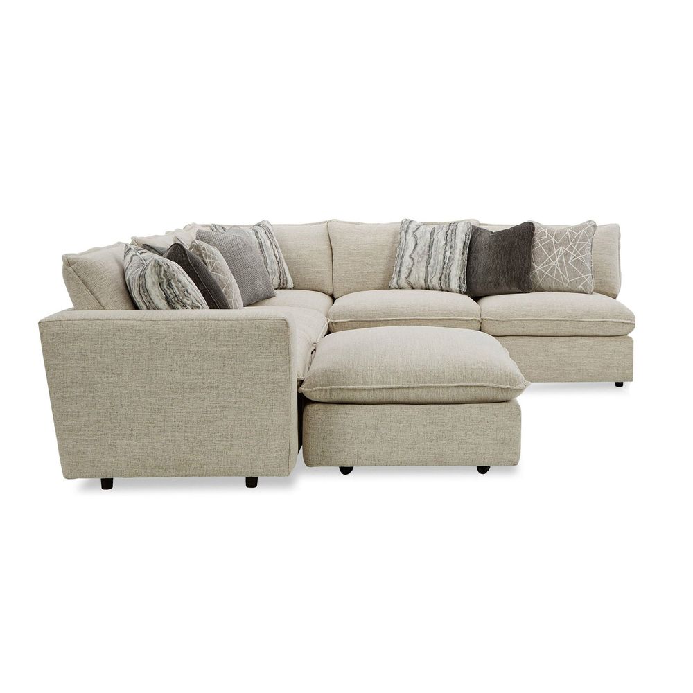 Sectionals Solstice 5pc L Sectional plus Ottoman