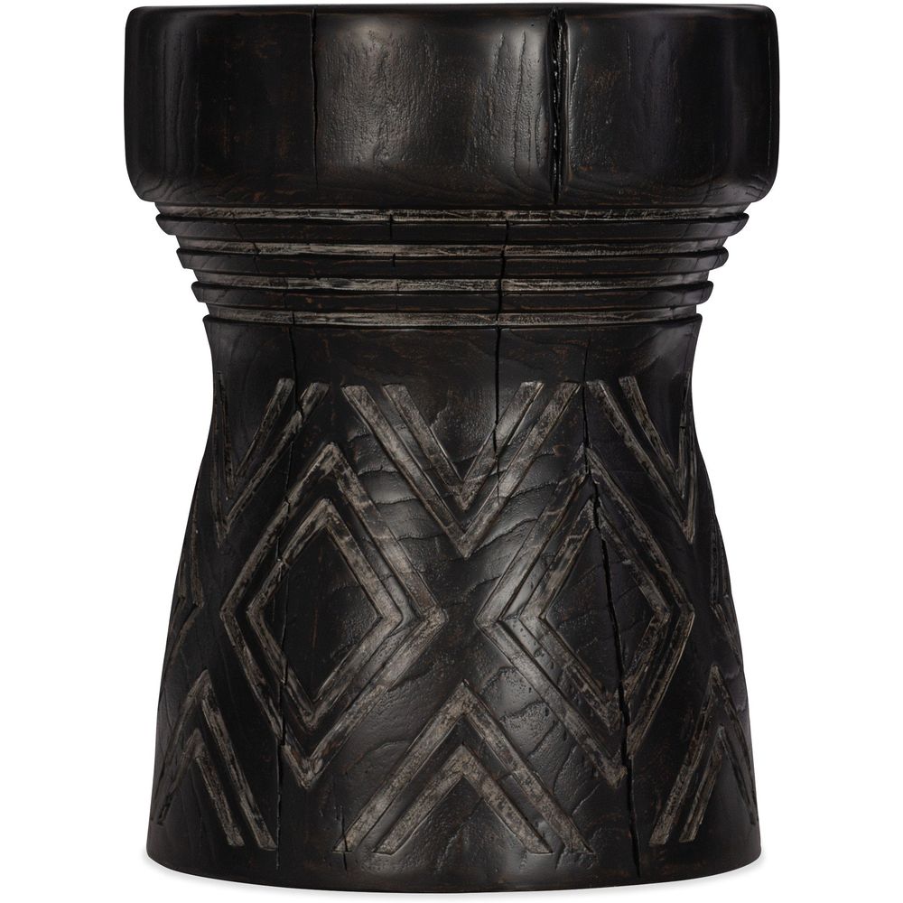 Carved Stump Side Table