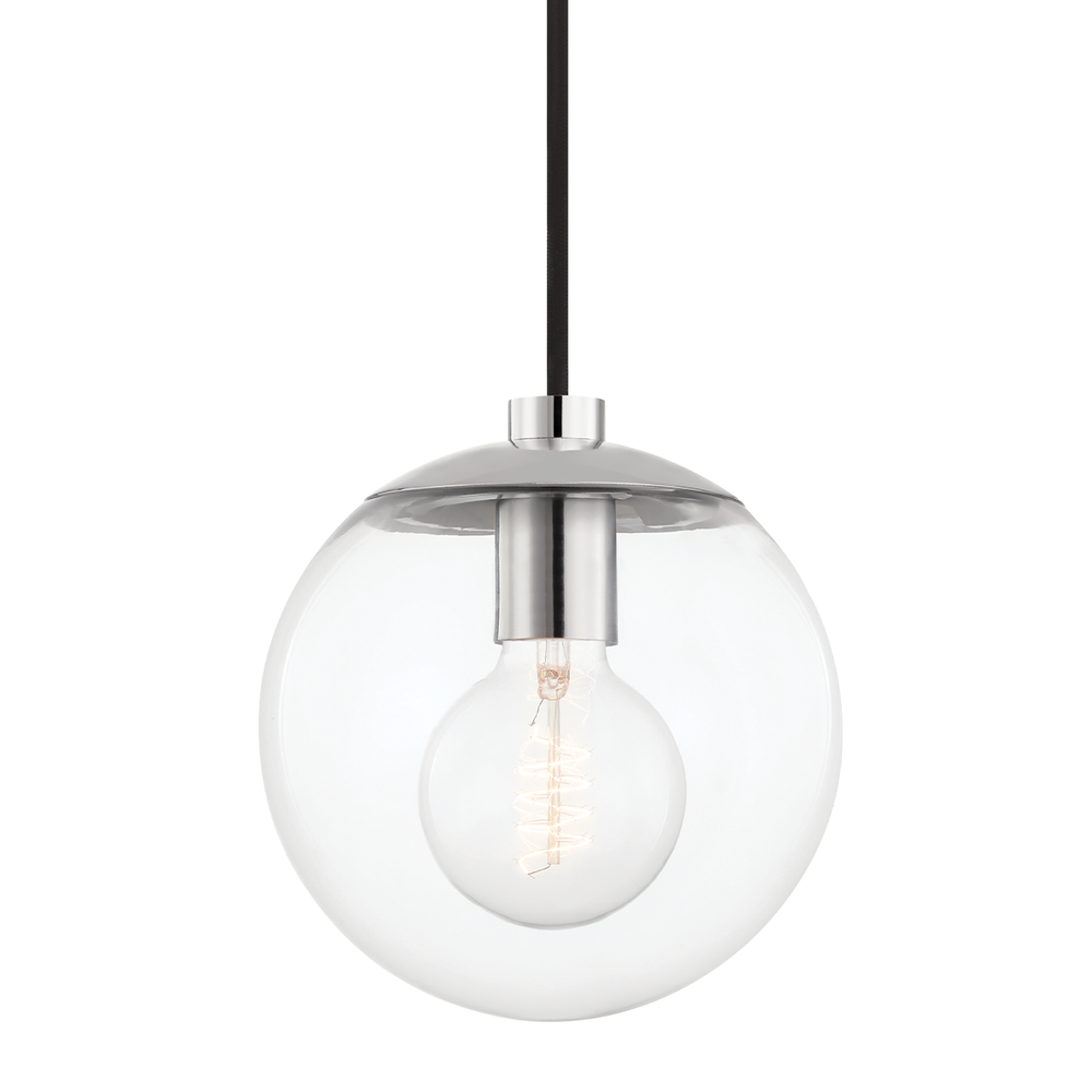 Meadow 1 Light Pendant-Mitzi-HVL-H503701-PN-PendantsPolished Nickel-3-France and Son